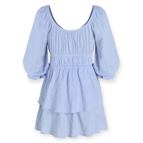 NWT Cider Texture Lace Up Layered Mini - Picture 5 of 6